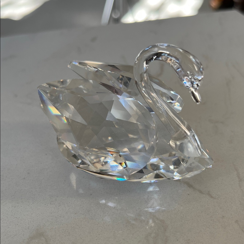 Swarovski Crystal Swan Figurine